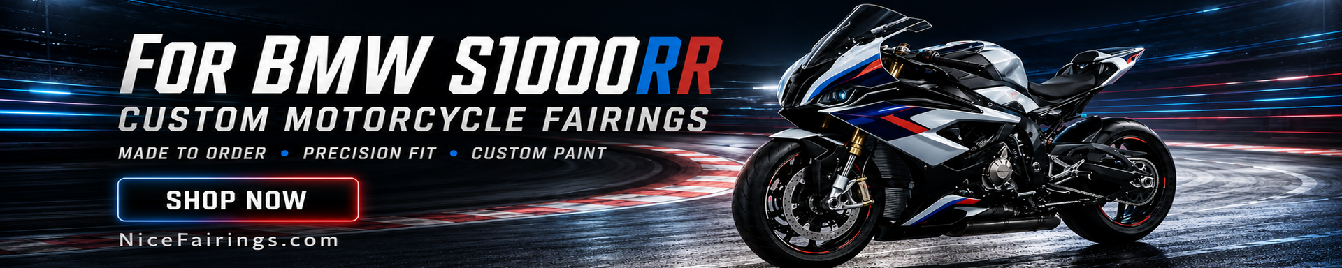 BMW S1000RR Motorcycle Fairings Kit from Nicefairings