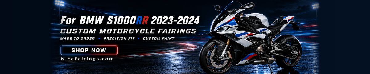 BMW S1000RR 2023-2024 Fairings custom painted ABS motorcycle fairing kit by NiceFairings