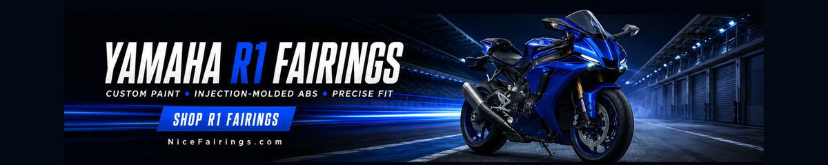 Yamaha R1 Fairings custom painted ABS motorcycle fairing kit by NiceFairings