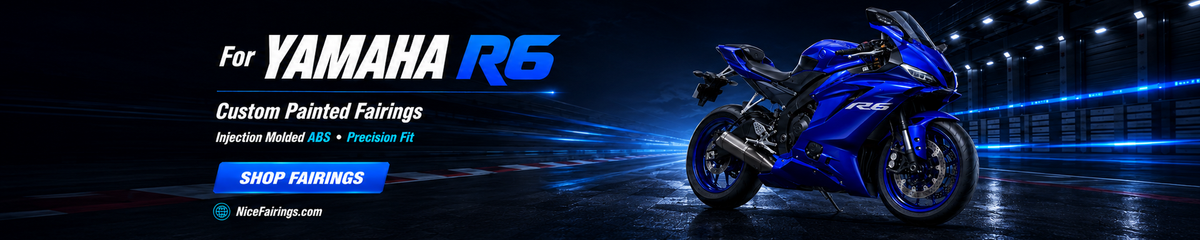 Yamaha R6 Fairings custom painted ABS motorcycle fairing kit by NiceFairings
