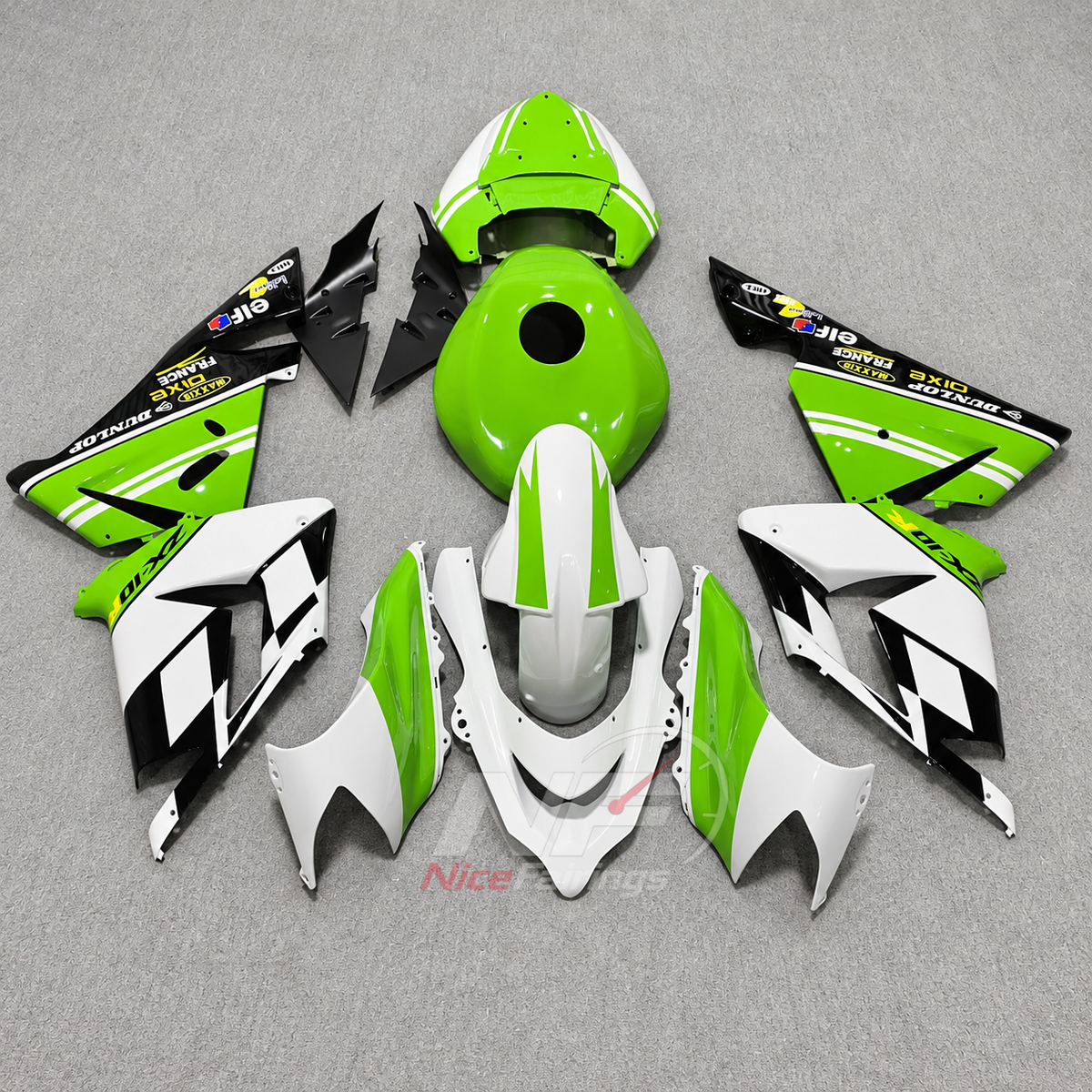 Aftermarket Fairing Kit Fits 2004-2005 KAWASAKI ZX10R - ABS Injection Bodywork | NiceFairings - main product image