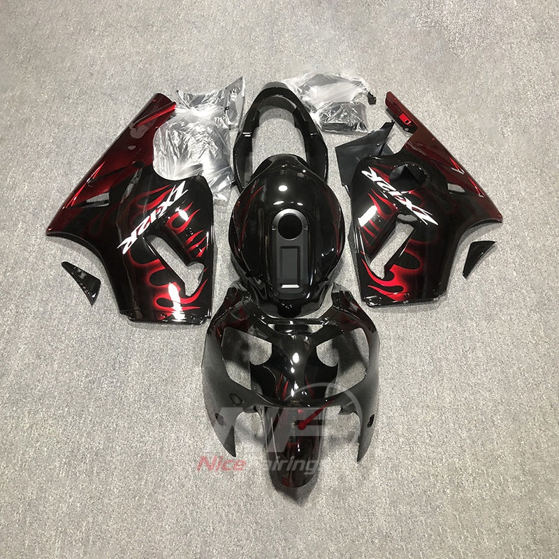 Fairing Kit Fits 2000-2001 KAWASAKI Ninja ZX-12R - ABS Plastic Bodywork - Black Red Graphic | NiceFairings - main product image