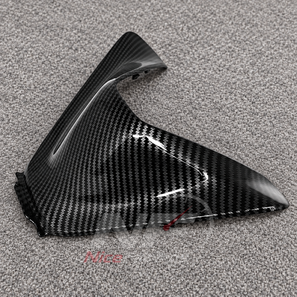 Custom Fairings Fit 2022-2024 YAMAHA TMAX560 - Scooter ABS Bodywork - Black Carbon Fiber Look | NiceFairings - additional angle image