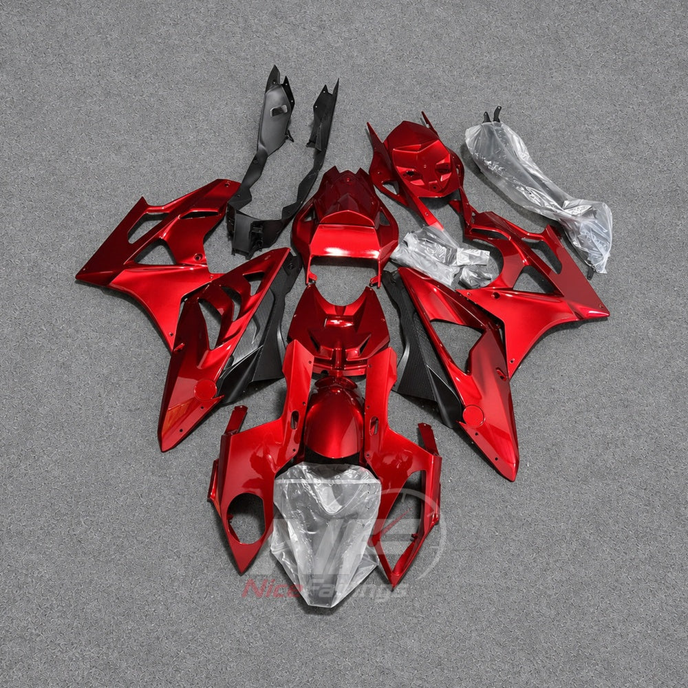 Fairing Kit Fits 2009-2014 BMW S1000RR - ABS Plastic Bodywork - Red Black | NiceFairings - main product image