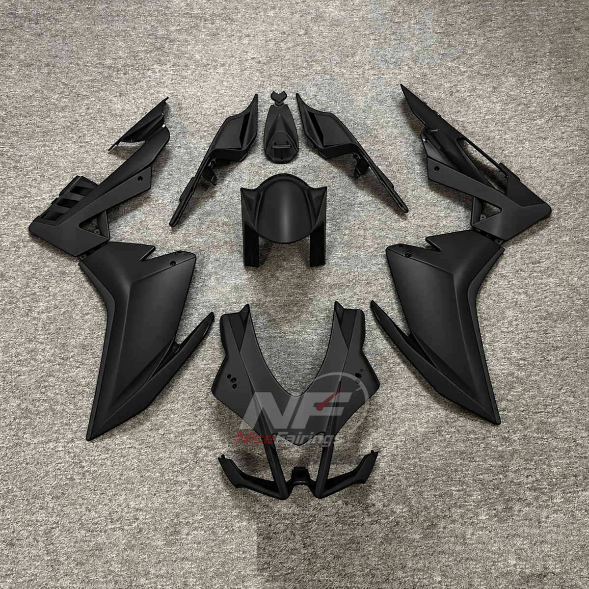 APRILIA RSV4 1000 2016-2020 - Matte black bodywork - paint design NO.9 option image