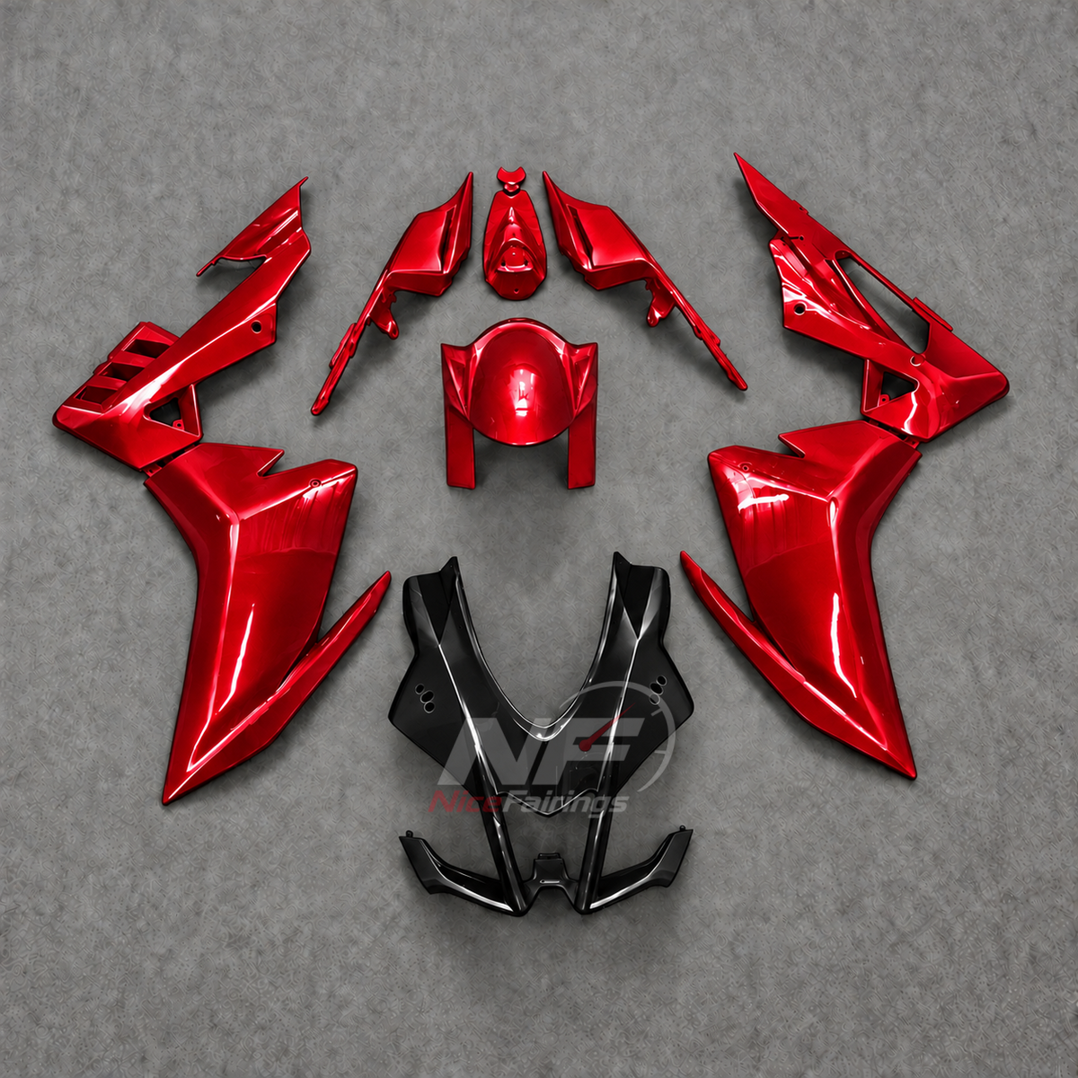 APRILIA RSV4 1000 2016-2020 - Red with black nose - paint design NO.6 option image