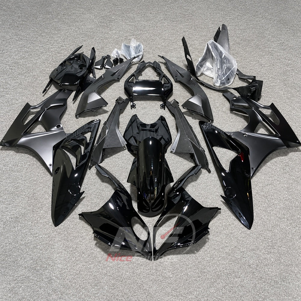 Fairing Kit Fits 2009-2014 BMW S1000RR - ABS Plastic Bodywork - White Blue Red | NiceFairings - paint design NO.7 option image