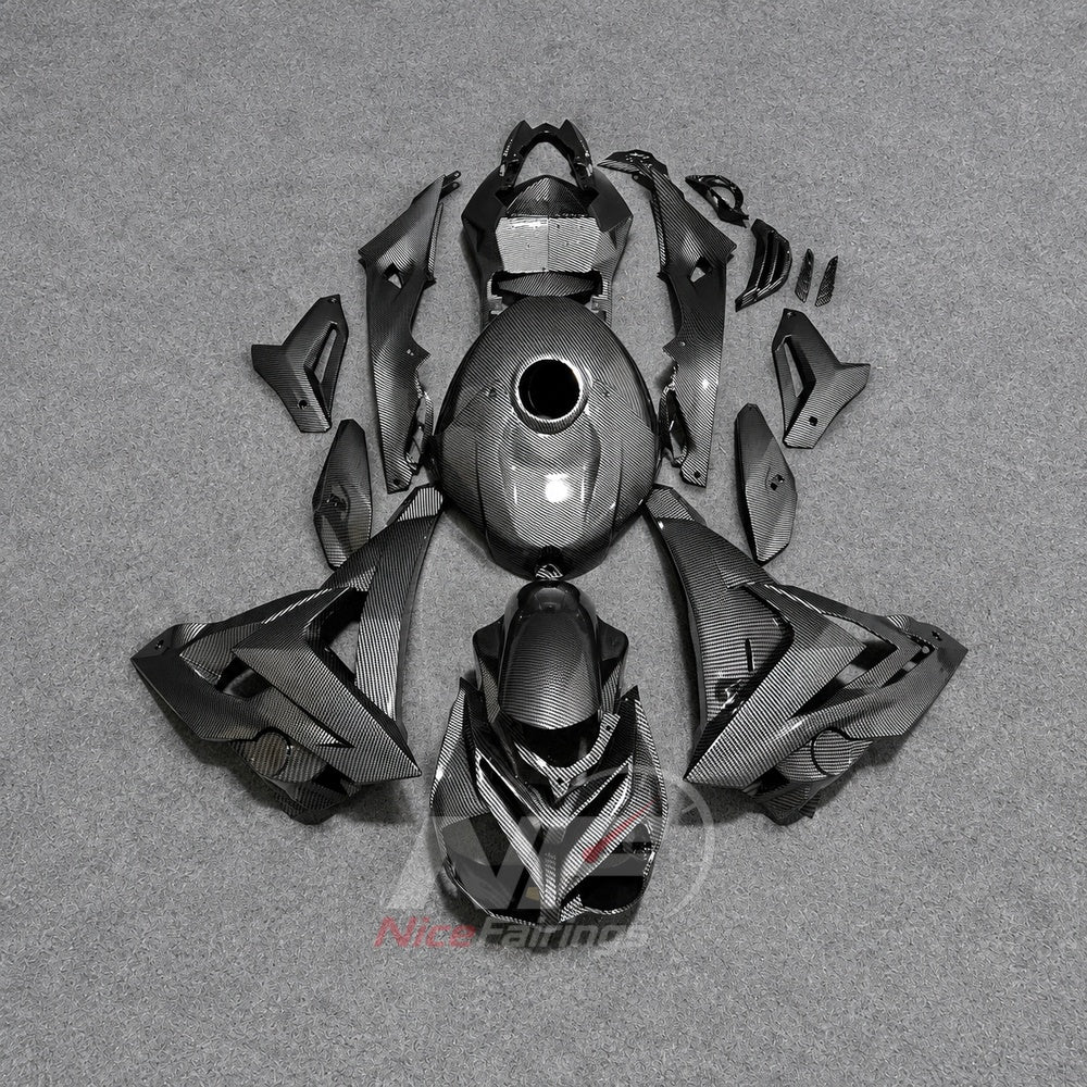 Fairing Kit Fits 2014-2016 BMW S1000R - ABS Plastic Carbon Fiber Look - Black with Tank Cover | NiceFairings - main product image