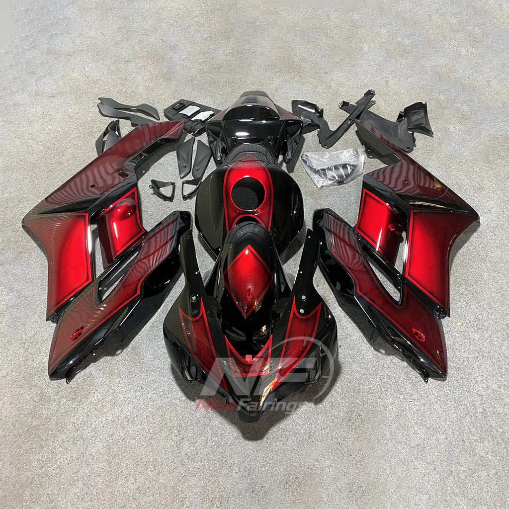Replacement Yellow Injection-Molded Fairing Set Fits HONDA CBR1000RR 2004-2005 | NiceFairings - paint design NO.4 option image
