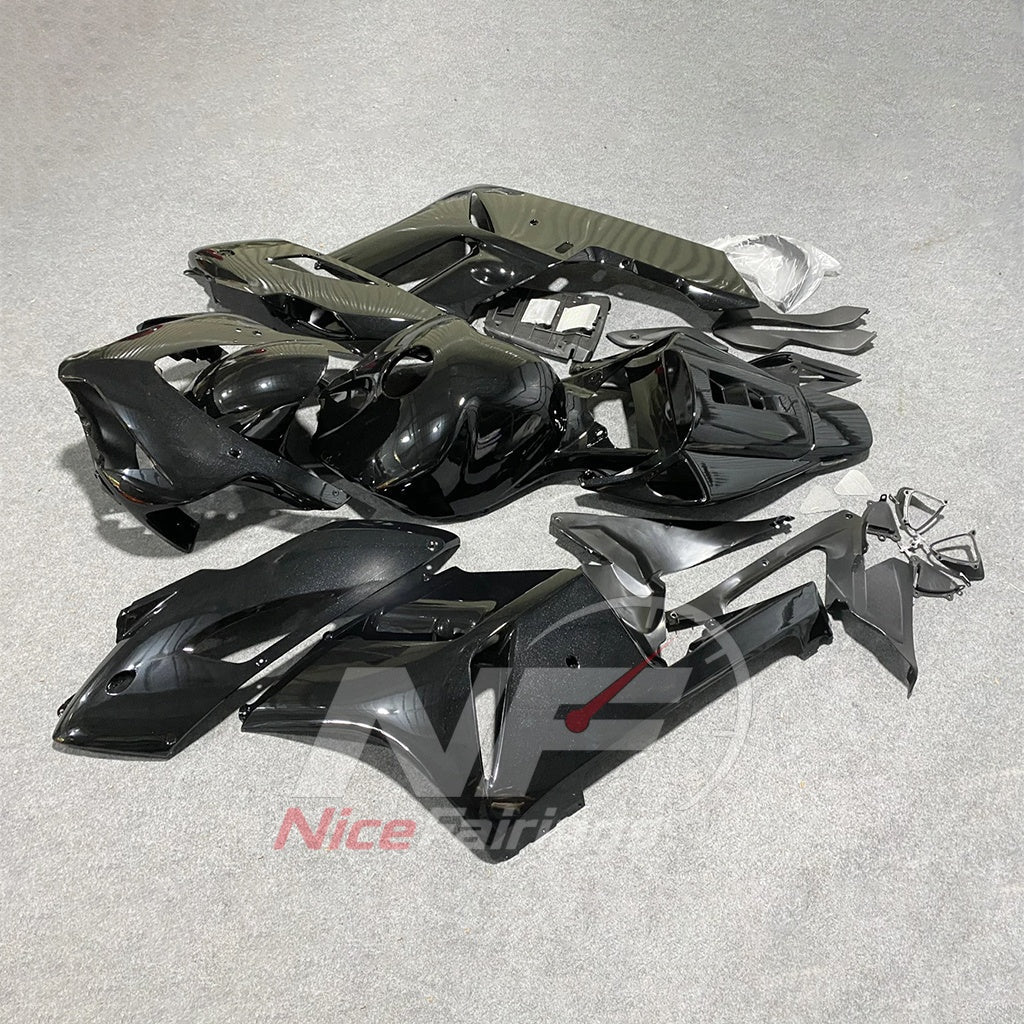 Aftermarket Black ABS Fairing Panel Kit Fits HONDA CBR1000RR 2004-2005 | NiceFairings - front angle image