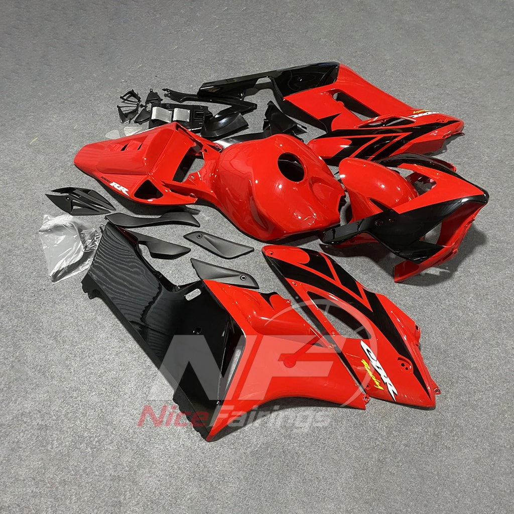 Painted Red Sportbike Fairing Set Fits HONDA CBR1000RR 2004-2005 | NiceFairings - front angle image