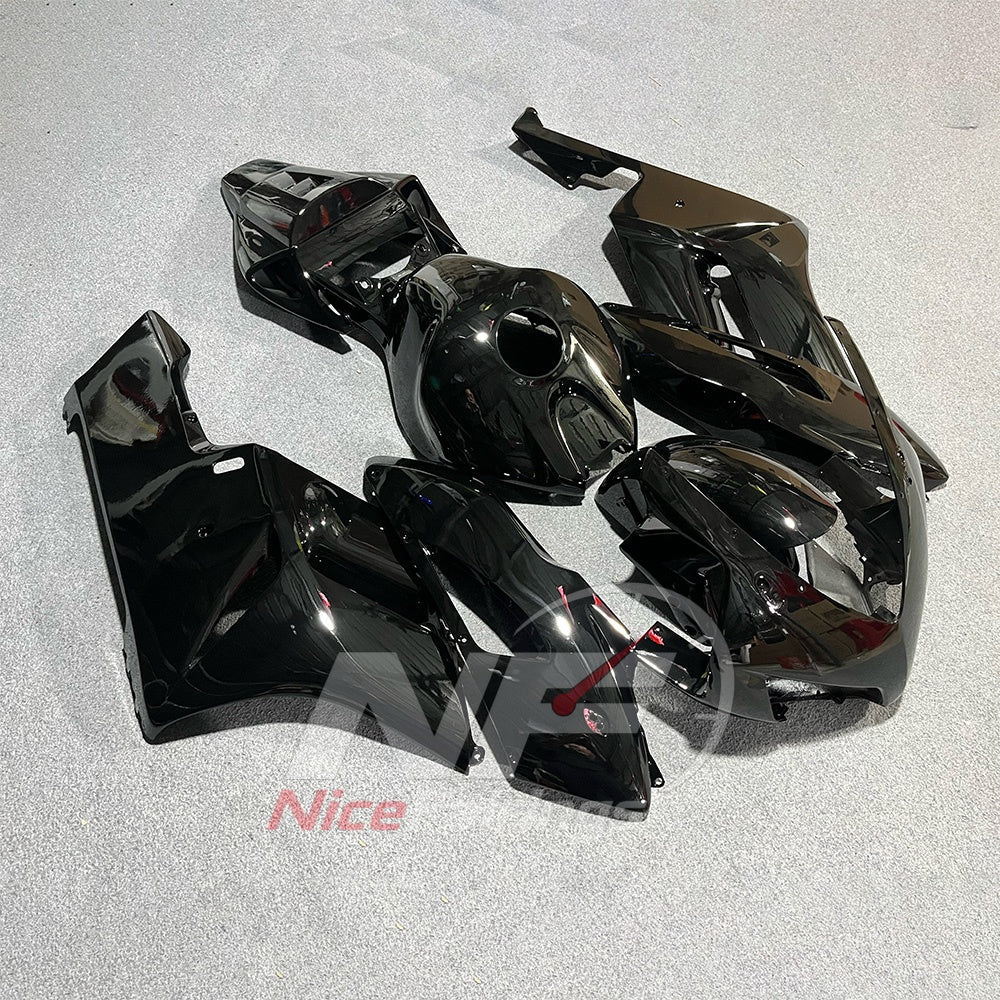 Replacement Black ABS Injection Fairing Kit Fits 2004-2005 HONDA CBR1000RR | NiceFairings - front angle image