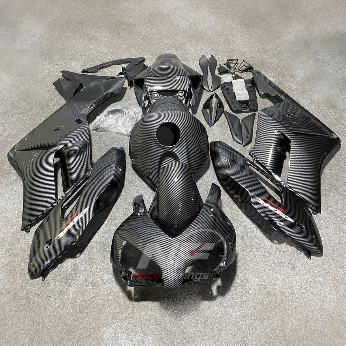 Painted Gray Injection-Molded Cowling Set Fits HONDA CBR1000RR 2004-2005 | NiceFairings - main product image