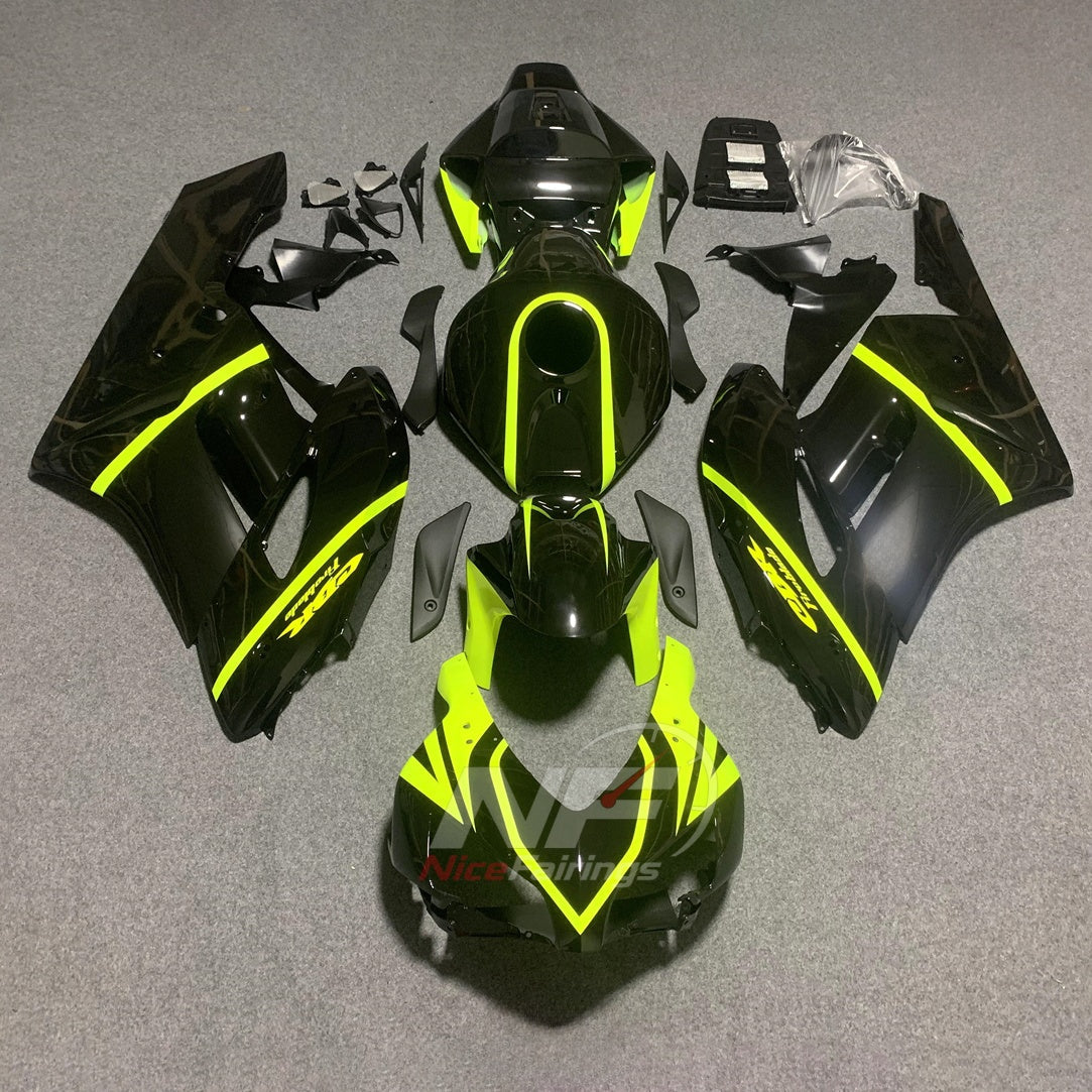 Black Motorcycle Bodywork Kit Fits 2004-2005 HONDA CBR1000RR | NiceFairings - paint design NO.7 option image
