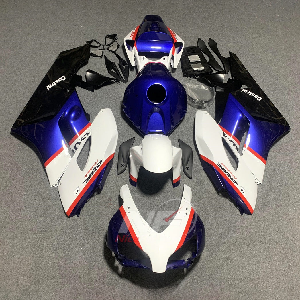 Custom-Painted Black ABS Plastic Fairing Set Fits 2004-2005 HONDA CBR1000RR | NiceFairings - paint design NO.4 option image