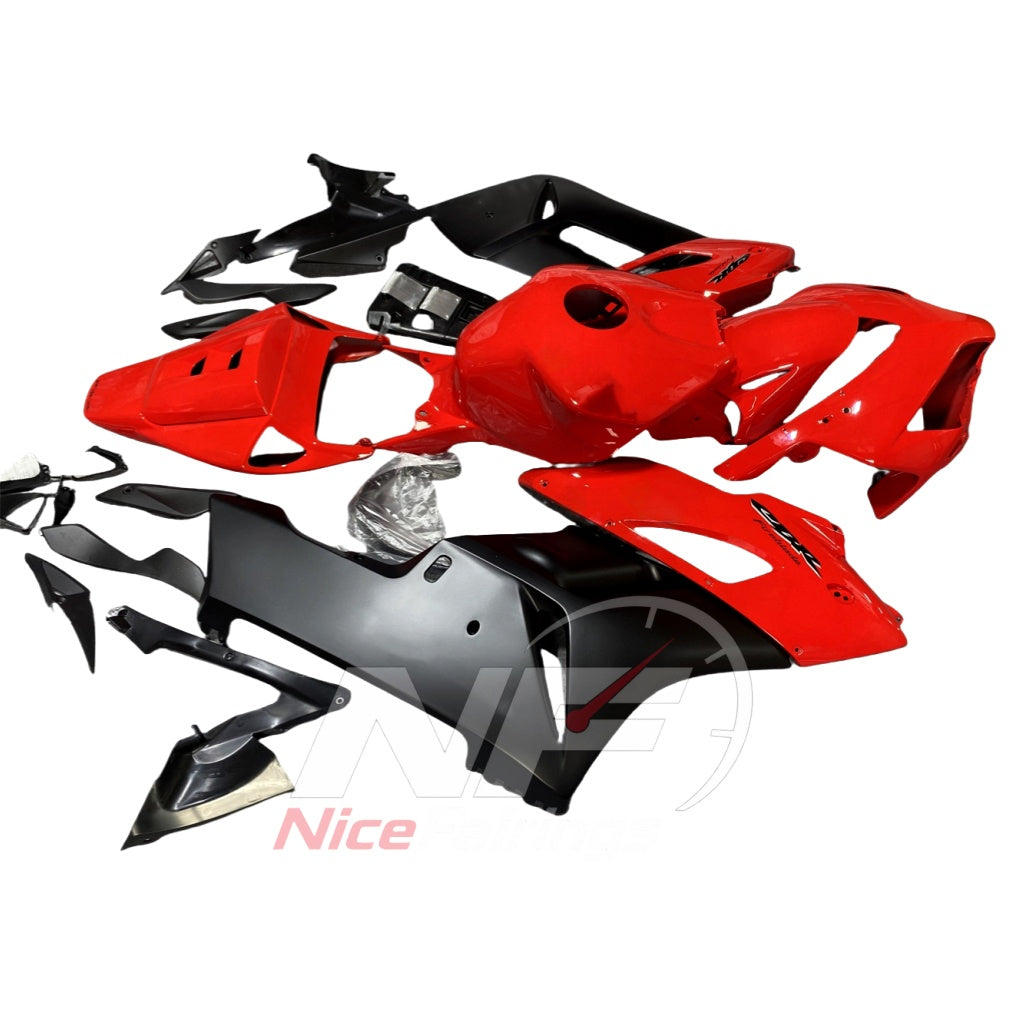 Red ABS Cowling Panels Compatible with 2004-2005 HONDA CBR1000RR | NiceFairings - front angle image
