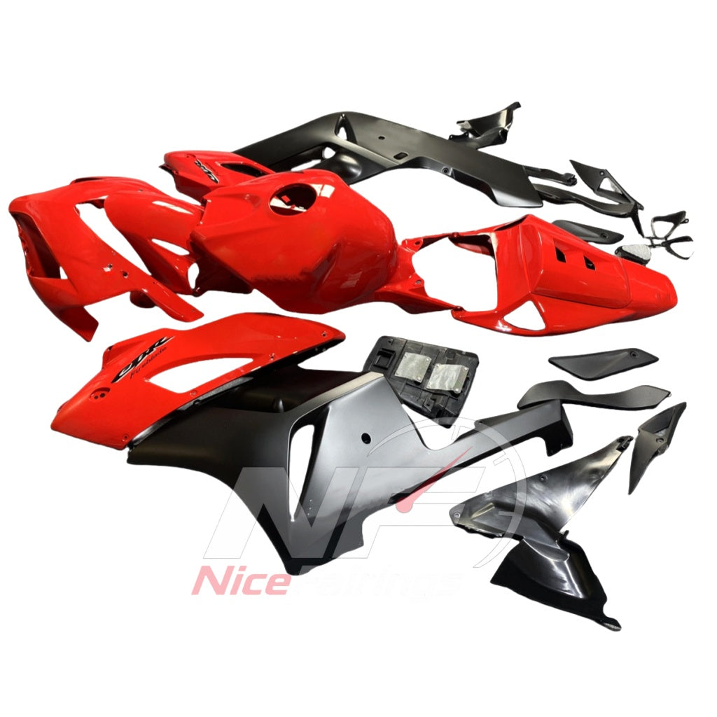Red ABS Cowling Panels Compatible with 2004-2005 HONDA CBR1000RR | NiceFairings - side angle image