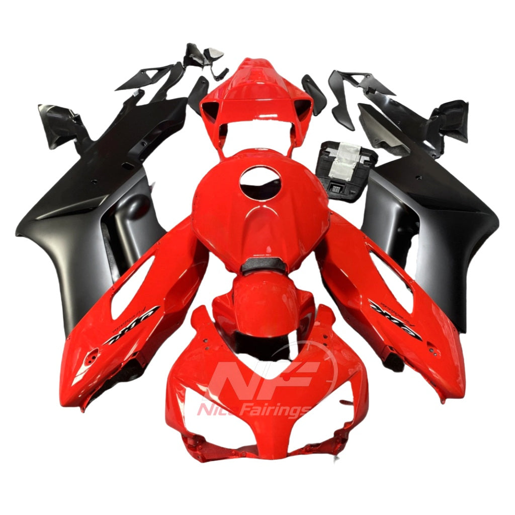 Custom-Painted Black ABS Plastic Fairing Set Fits 2004-2005 HONDA CBR1000RR | NiceFairings - paint design NO.5 option image