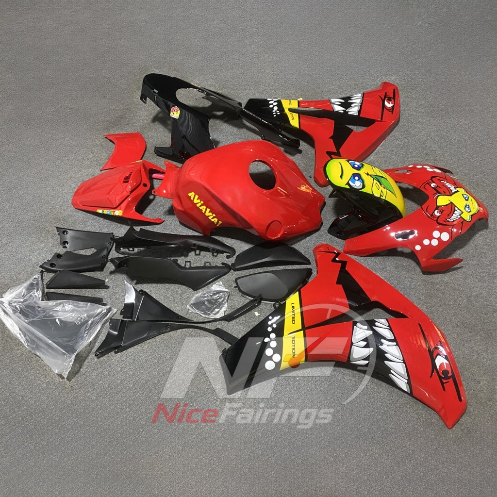 ABS Plastic Cowling Kit Fits 2008-2011 HONDA CBR1000RR | NiceFairings - front angle image