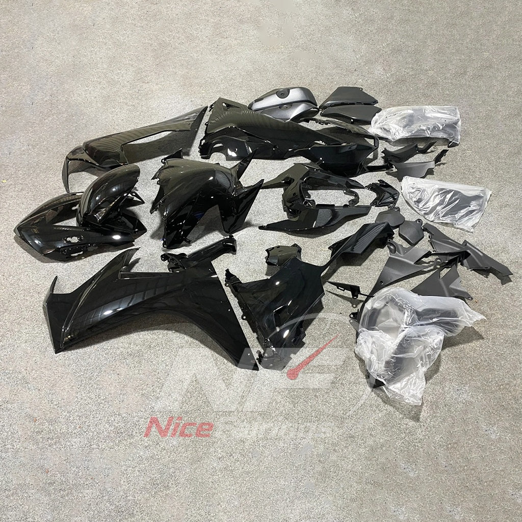 Aftermarket Black ABS Fairing Panel Kit Fits HONDA CBR1000RR 2017-2020 | NiceFairings - front angle image