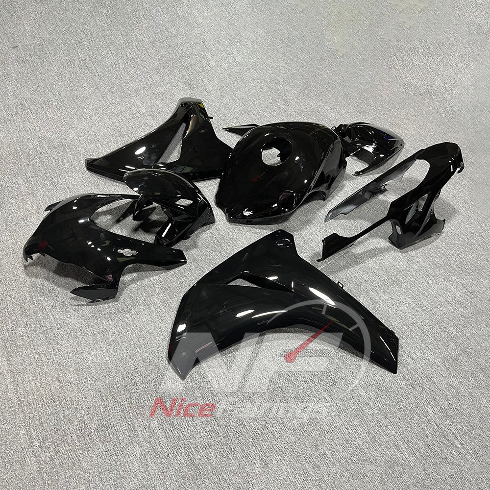 Custom-Painted Black Motorcycle Fairing Kit Fits HONDA CBR1000RR 2008-2011 | NiceFairings - front angle image