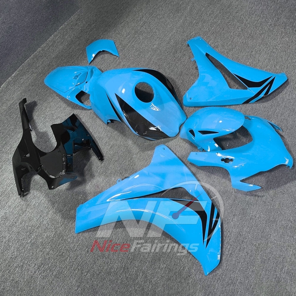 Replacement Blue ABS Motorcycle Fairings Compatible with HONDA CBR1000RR 2008-2011 | NiceFairings - side angle image