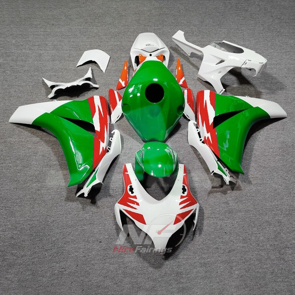 Green Injection-Molded Fairing Set Fits HONDA CBR1000RR 2008-2011 | NiceFairings - main product image