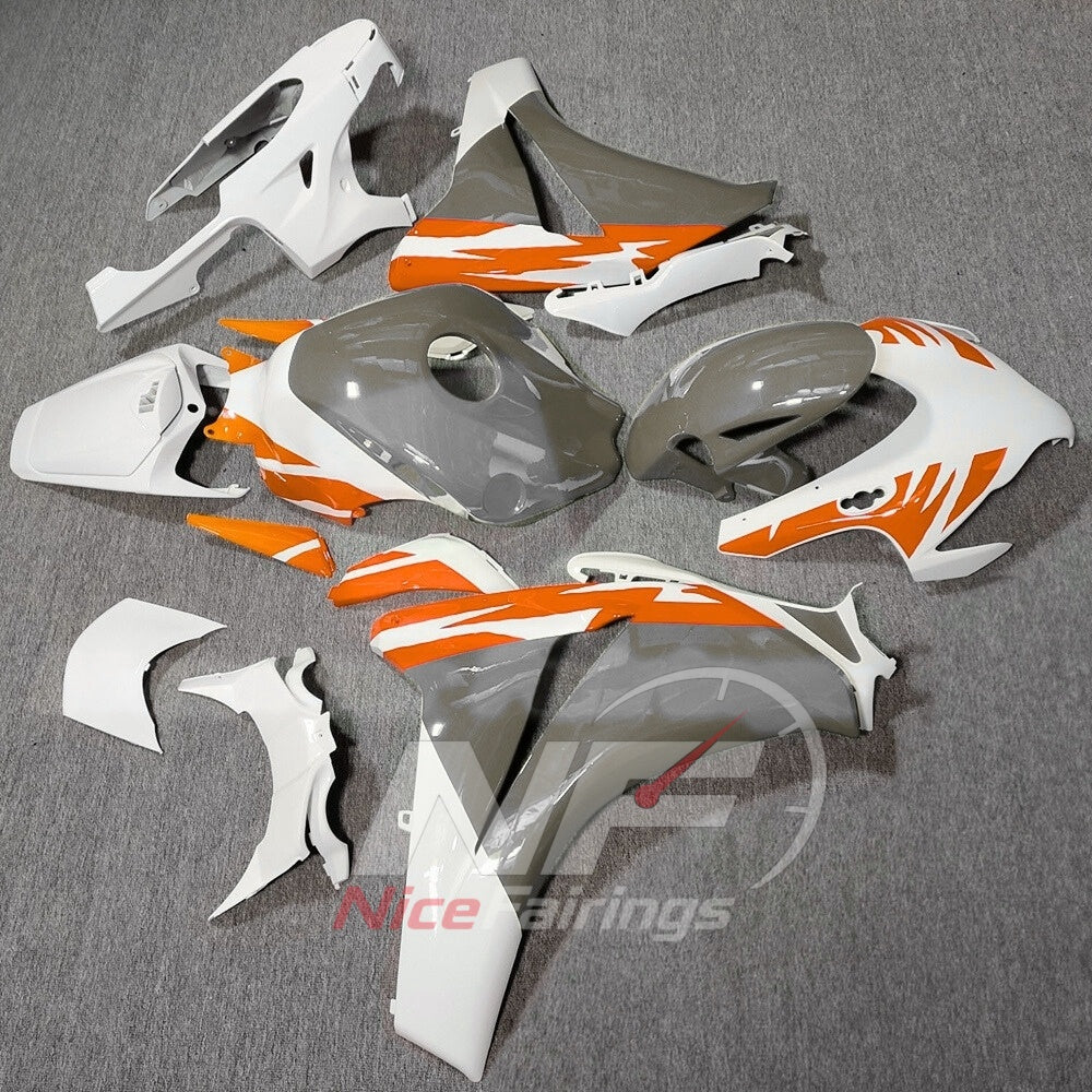 Custom-Painted Gray ABS Cowling Set Fits 2008-2011 HONDA CBR1000RR | NiceFairings - side angle image