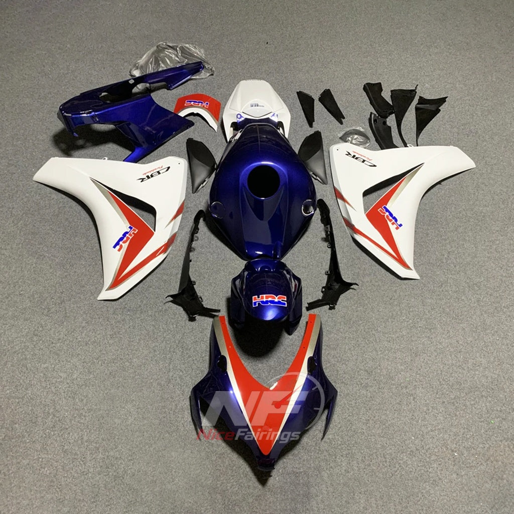 Replacement Green Injection-Molded Bodywork Set Fits 2008-2011 HONDA CBR1000RR | NiceFairings - paint design NO.6 option image