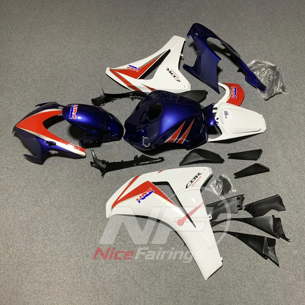 Painted ABS Cowling Set Fits 2008-2011 HONDA CBR1000RR | NiceFairings - front angle image