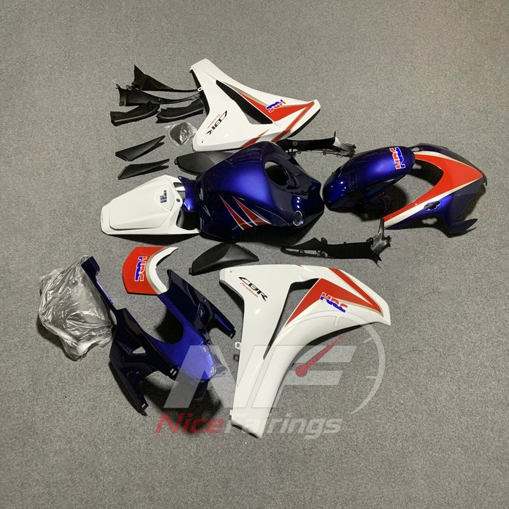 Painted ABS Cowling Set Fits 2008-2011 HONDA CBR1000RR | NiceFairings - side angle image