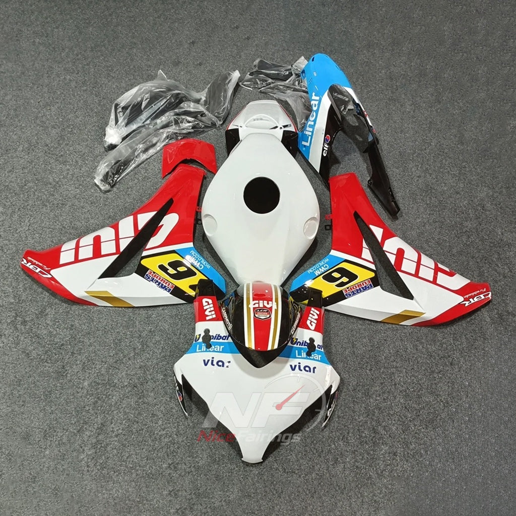 Replacement Green Injection-Molded Bodywork Set Fits 2008-2011 HONDA CBR1000RR | NiceFairings - paint design NO.7 option image