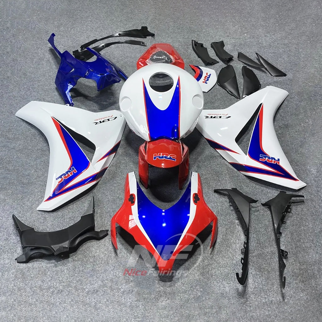 Replacement Green Injection-Molded Bodywork Set Fits 2008-2011 HONDA CBR1000RR | NiceFairings - paint design NO.8 option image