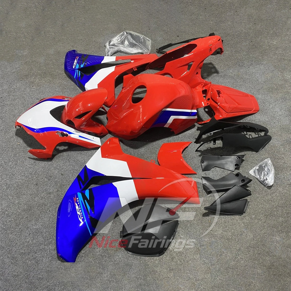 Custom-Painted ABS Plastic Fairing Kit Fits HONDA CBR1000RR 2008-2011 | NiceFairings - front angle image