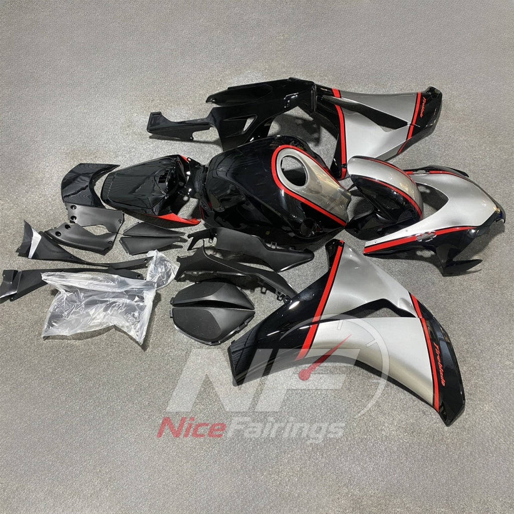 Aftermarket Gray Replacement Body Panels Compatible with 2008-2011 HONDA CBR1000RR | NiceFairings - side angle image
