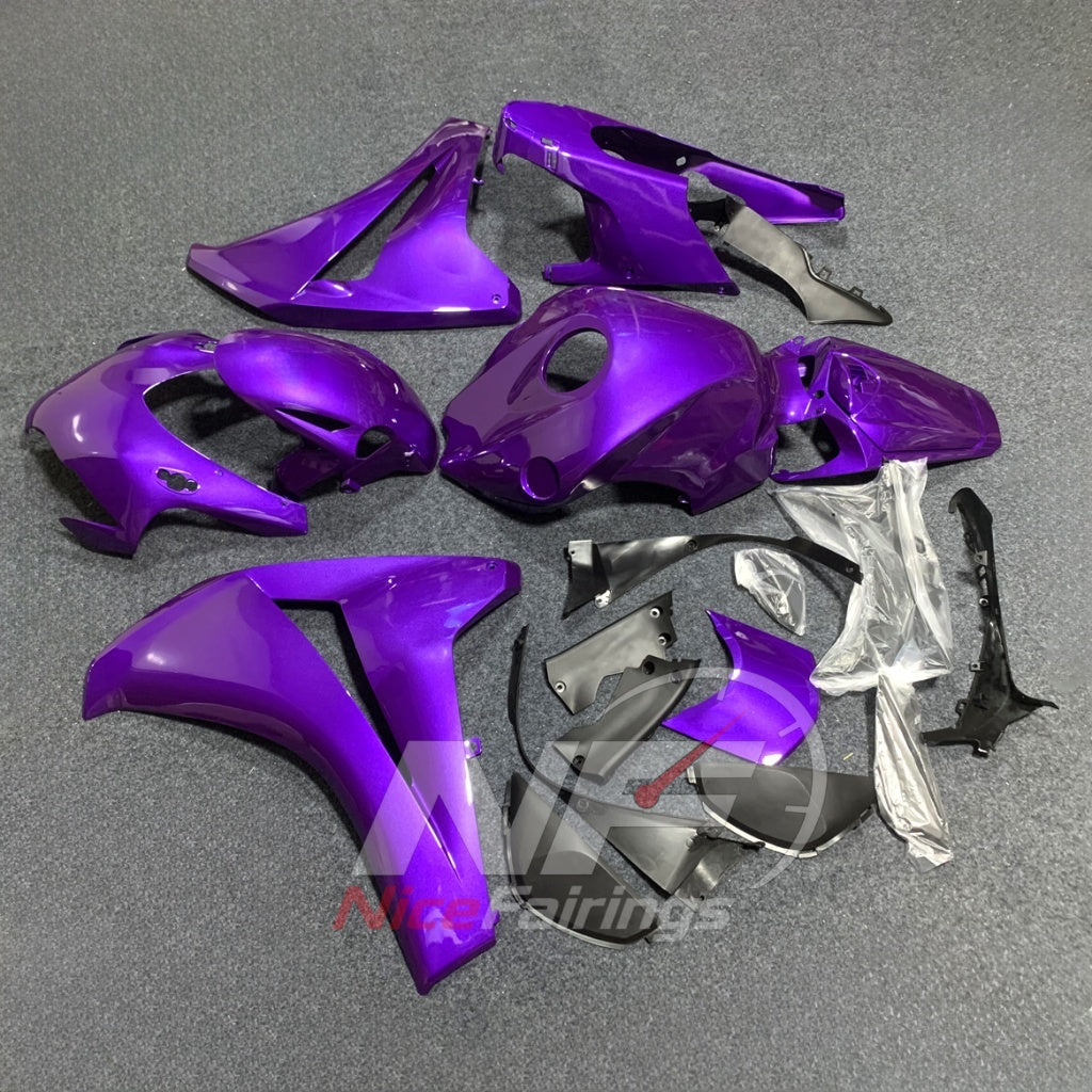 Purple ABS Cowling Panels Compatible with 2008-2011 HONDA CBR1000RR | NiceFairings - front angle image