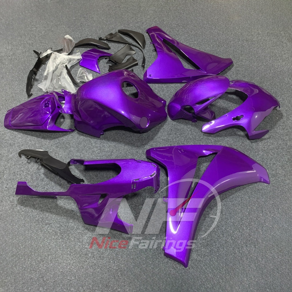 Purple ABS Cowling Panels Compatible with 2008-2011 HONDA CBR1000RR | NiceFairings - side angle image