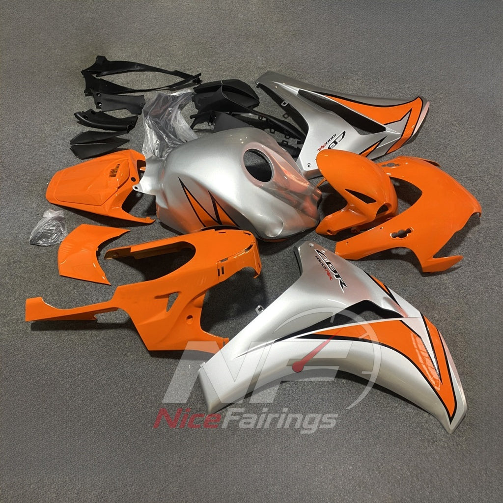 Replacement Orange ABS Injection Fairing Kit Fits 2008-2011 HONDA CBR1000RR | NiceFairings - front angle image