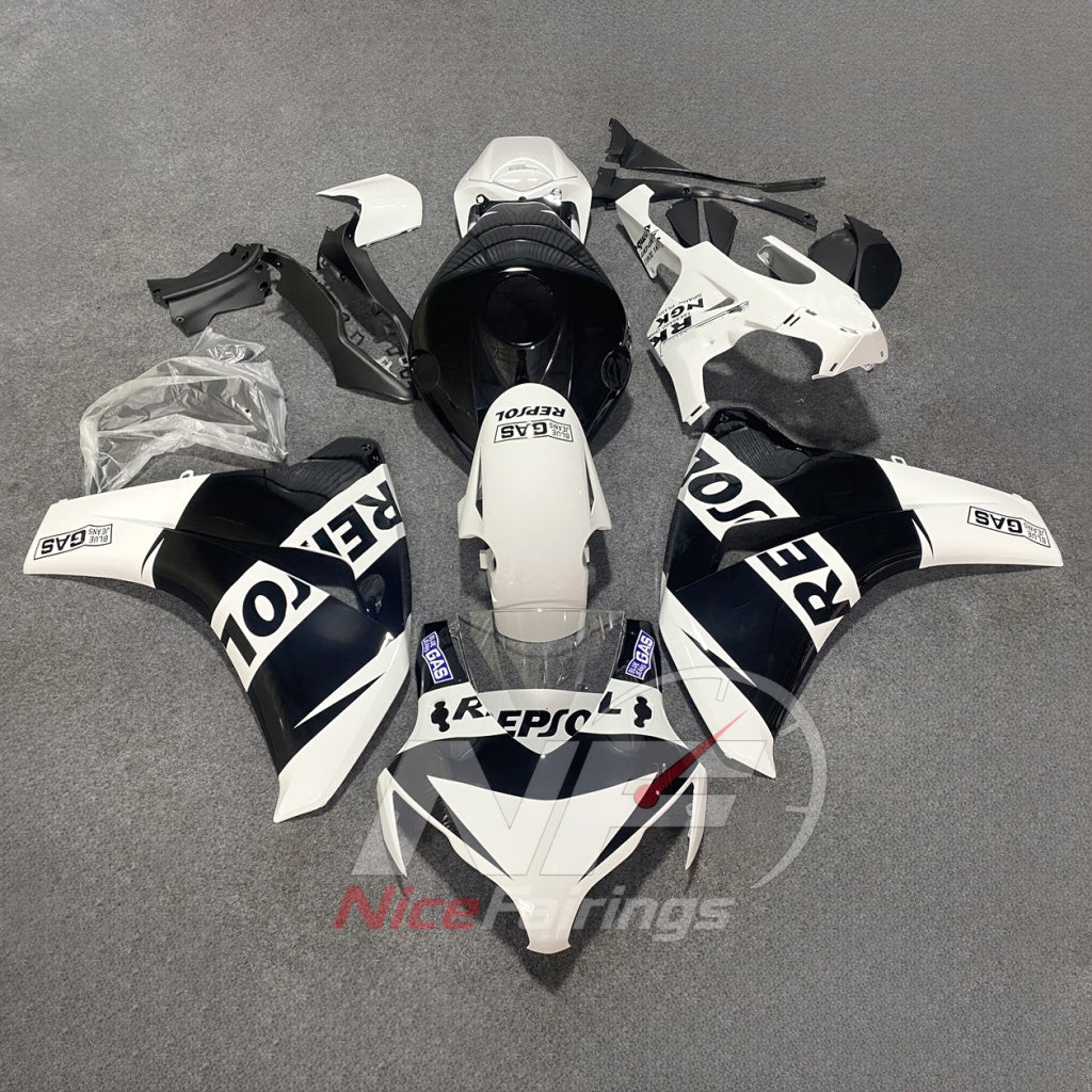 Replacement Orange ABS Injection Fairing Kit Fits 2008-2011 HONDA CBR1000RR | NiceFairings - paint design NO.5 option image