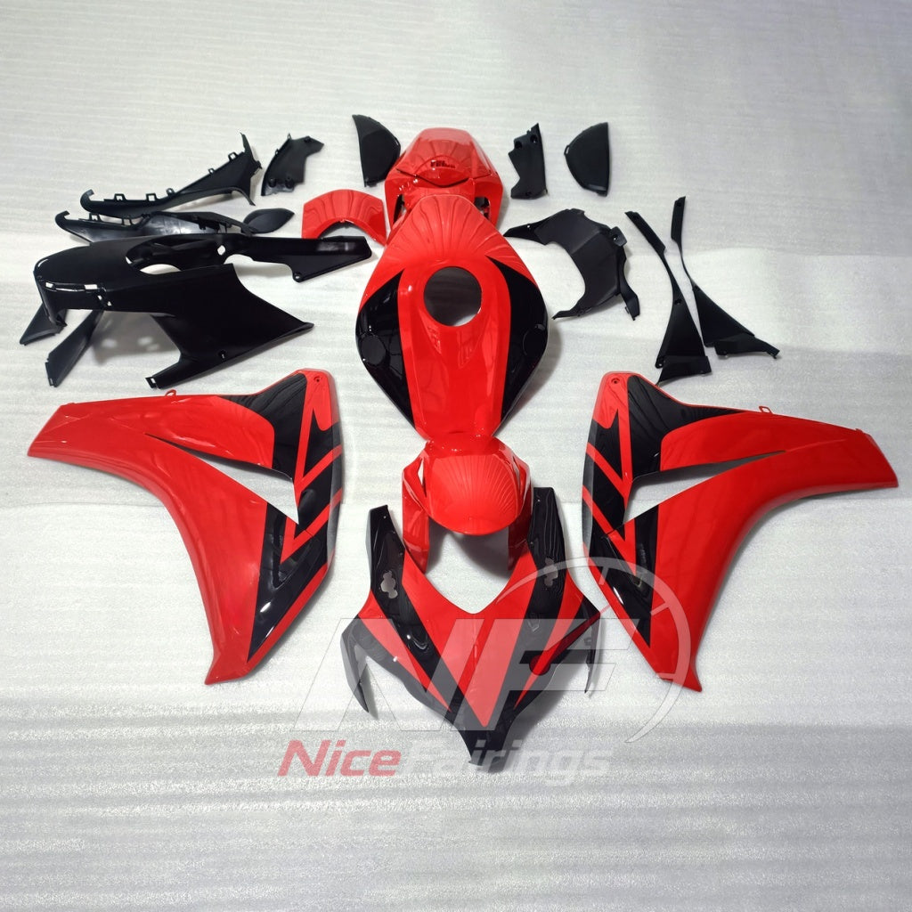 Replacement Gray ABS Fairing Panel Kit Fits HONDA CBR1000RR 2008-2011 | NiceFairings - paint design NO.2 option image