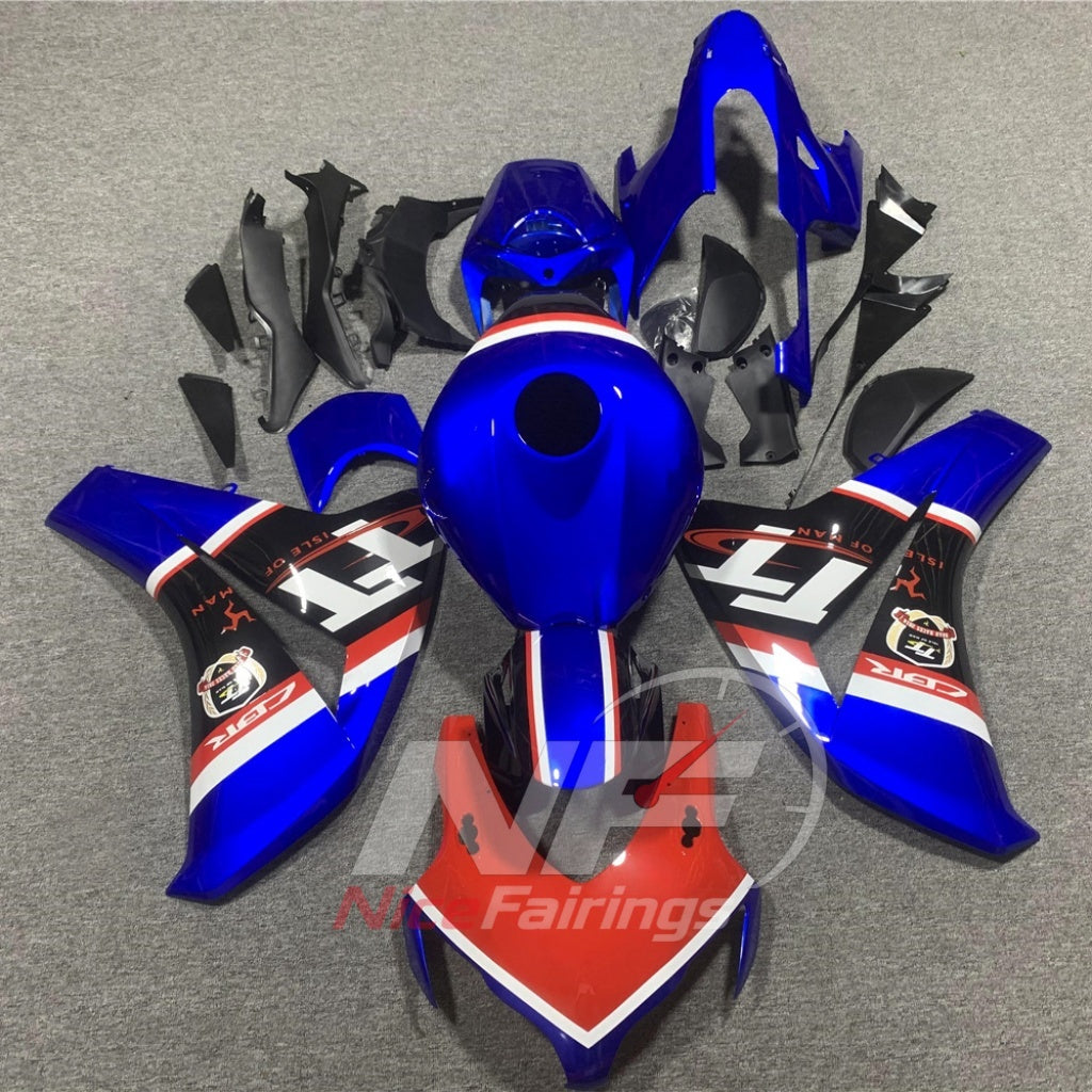 Replacement Orange ABS Injection Fairing Kit Fits 2008-2011 HONDA CBR1000RR | NiceFairings - paint design NO.8 option image