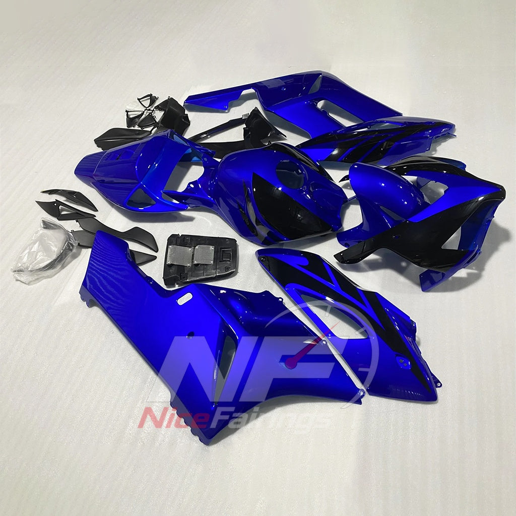Aftermarket Blue ABS Injection Fairing Kit Fits 2004-2005 HONDA CBR1000RR | NiceFairings - front angle image