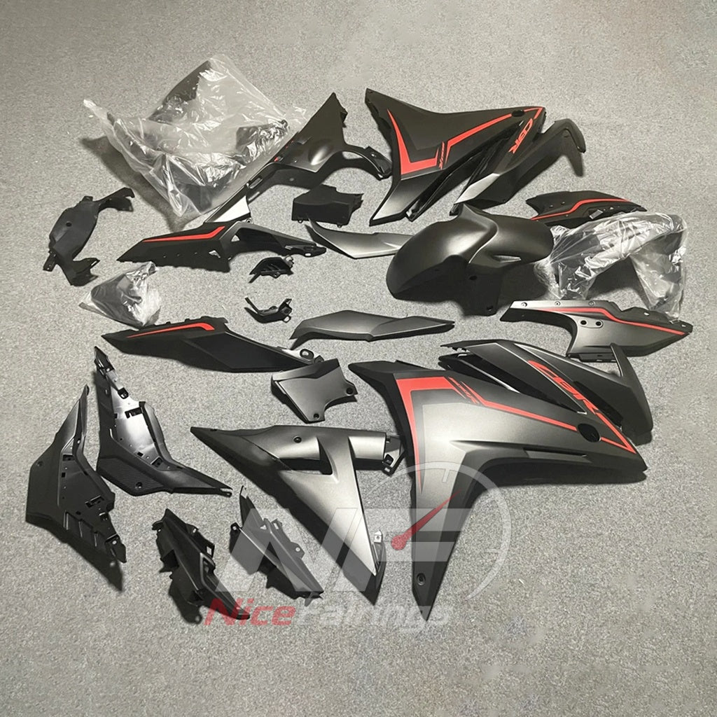 ABS Motorcycle Body Panels Fits HONDA CBR500R 2016-2018 - 7DRC Graphic | NiceFairings - side angle image
