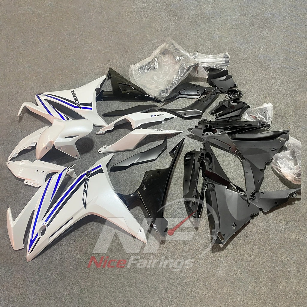 Injection ABS Cowling Kit Fits HONDA CBR500R 2016-2018 - 8JND Design | NiceFairings - front angle image