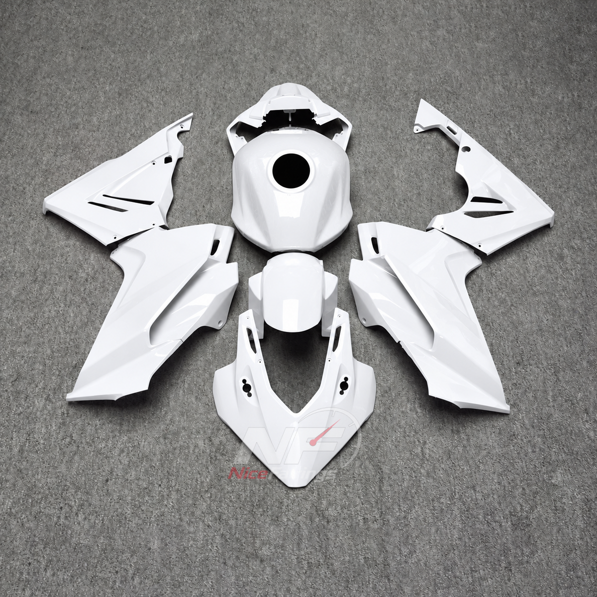 Injection ABS Bodywork Kit Fits HONDA CBR500R 2024-2026 - Red | NiceFairings - paint design NO.2 option image