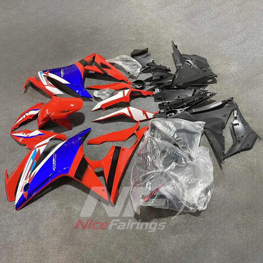 Complete ABS Fairing Set Fits HONDA CBR500R 2016-2018 - 3RC Edition | NiceFairings - front angle image