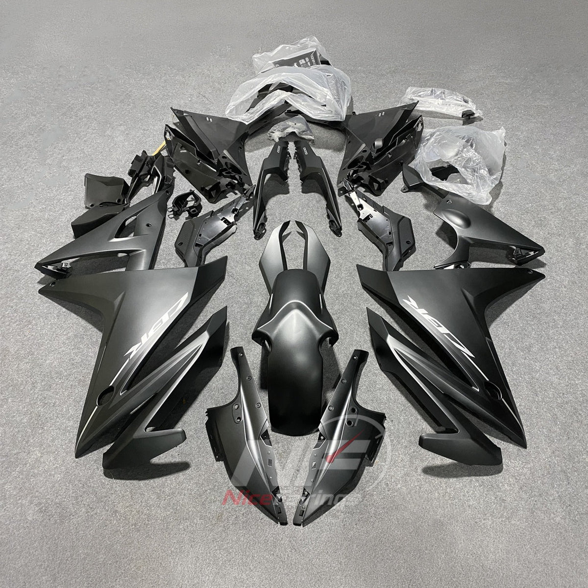 ABS Injection Fairing Kit Fits HONDA CBR500R 2016-2018 - Gunmetal | NiceFairings - main product image
