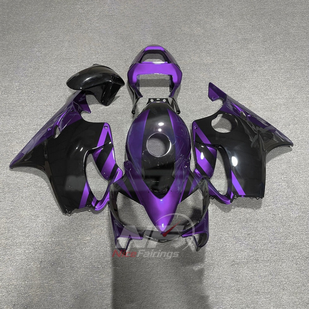 Custom Fairings Fit 2001-2003 HONDA CBR600 F4i - ABS Plastic - Purple Black | NiceFairings - main product image
