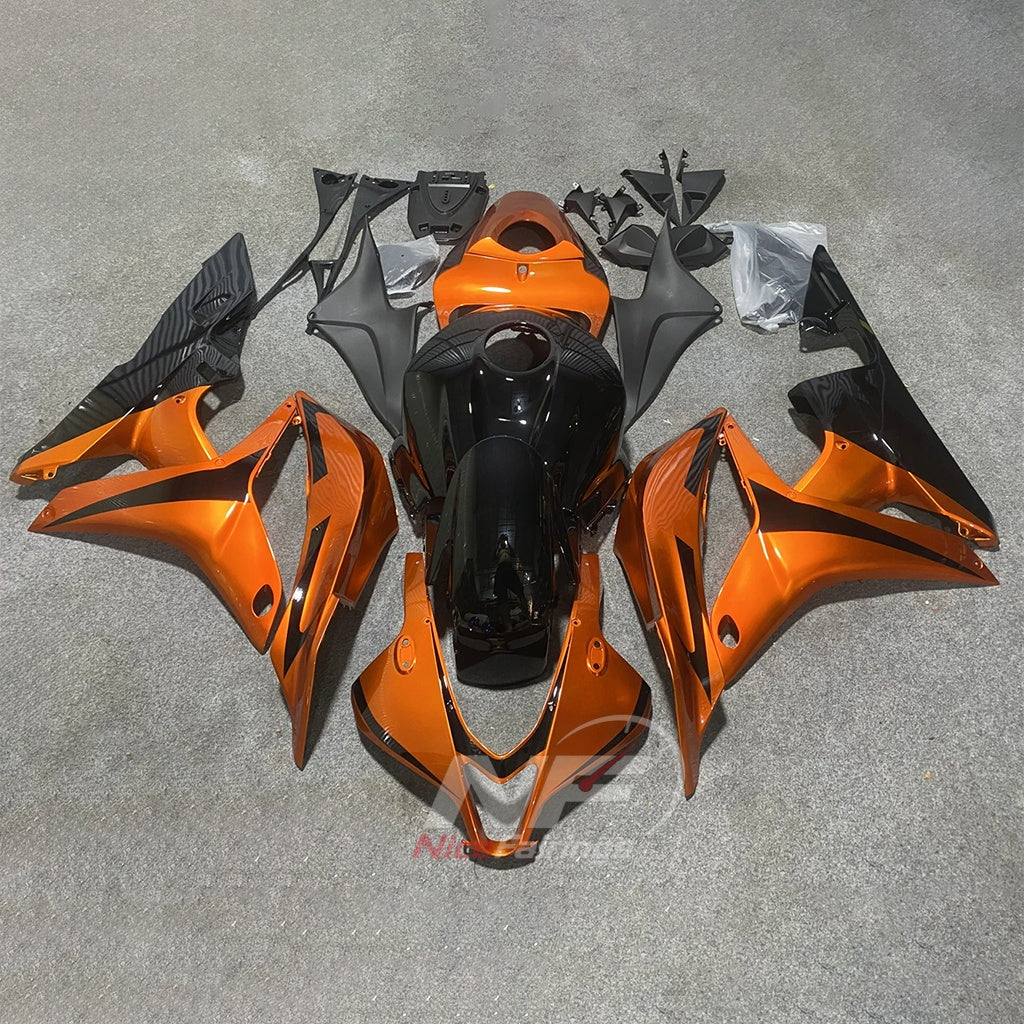 Orange Motorcycle Fairing Kit Fits Honda CBR600RR F5 2007-2008 | NiceFairings - main product image