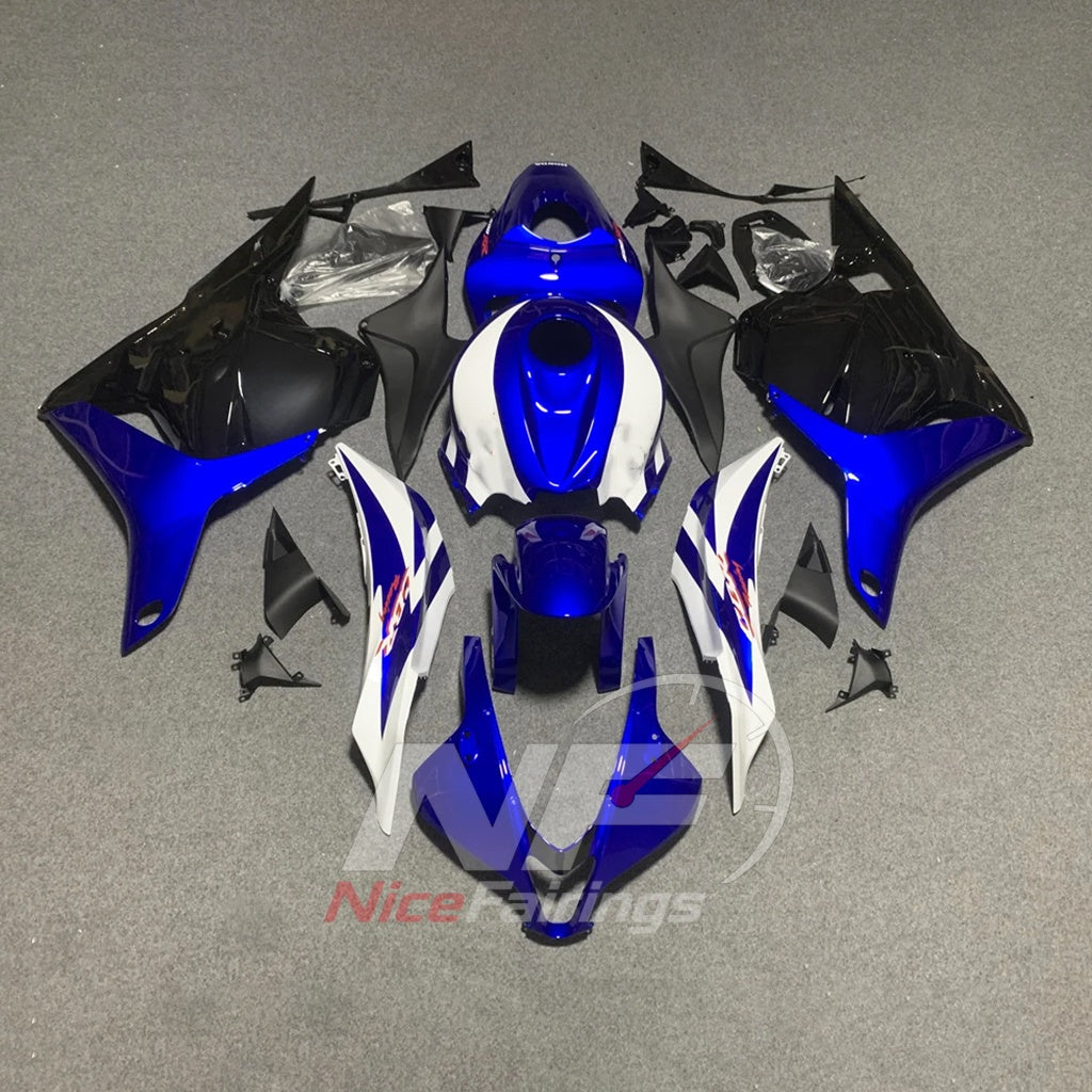 Replacement Gray Injection-Molded Cowling Set Fits HONDA CBR600RR F5 2009-2012 | NiceFairings - paint design NO.3 option image
